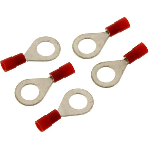Nylon Insulated Ring Connector M8 JMP Pack of 5