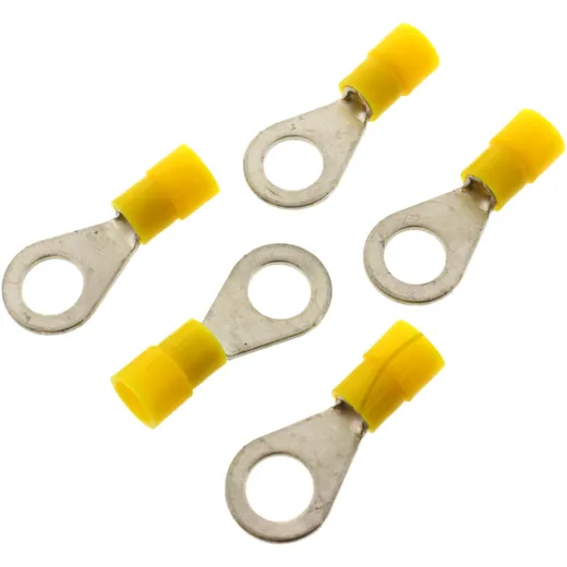 RING CONNECTOR nylon insulated for cable cross-sections 4.0-6.0 mm²