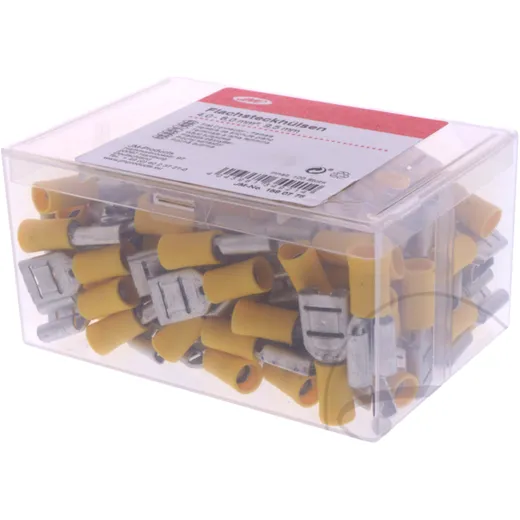 Flachsteckhülse isoliert 4.0-6.0 mm² 9.4MMJMP Packung 100 Stück