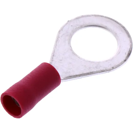 JMP Ring Connector for M8 0.5-1.5 mm² red Pack 100 PCS