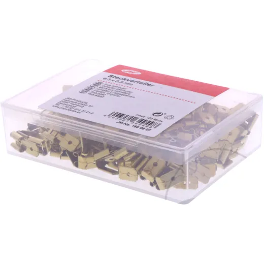 FLAT VERT Uninsulated 6.3MM JMP Connector, 100 PCS Pack_0