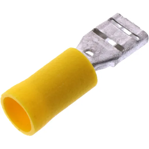 Flachsteckhülse 4.0-6.0 6.3mm iso. JMP - Packung 25 Stück_0