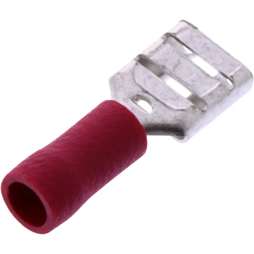 Flachsteckhülse isoliert 0.5-1.5 mm² 6.3mm JMP
