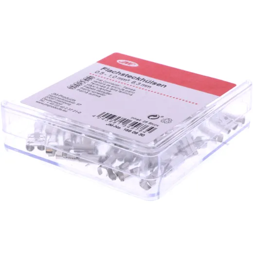 Flachsteckhülse unisoliert 0.5-1.0 mm² 6.3mm JMP_0