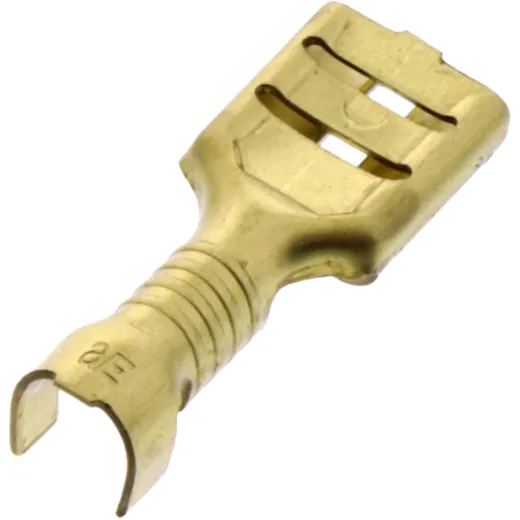 Flachsteckhülse unisoliert 1.0-2.5mm 6.3mm JMP