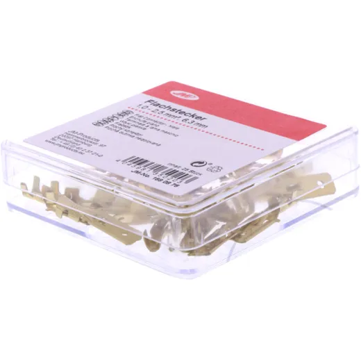 Flachstecker für 1.0-2.5 mm² 6.3 mm JMP Packung 25 Stück_0