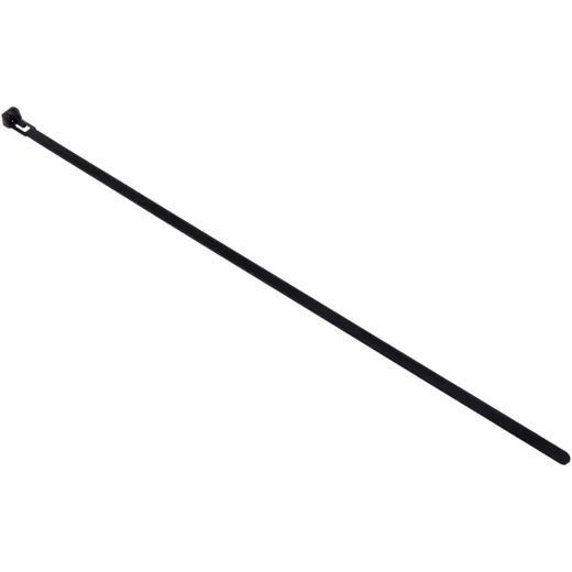 Reusable Cable Ties 7.6x375 Black