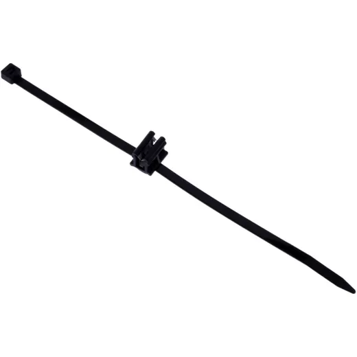 Durable Cable Tie 4.6x200 mm Black for Motorcycle Parts