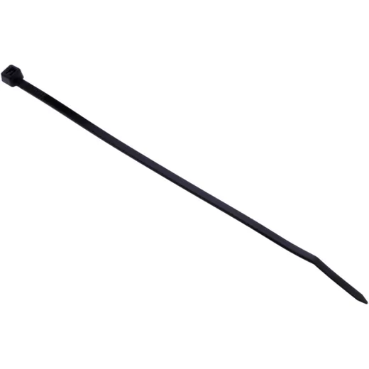Cable Ties Black 4.8x200 mm, 100 Pieces Pack