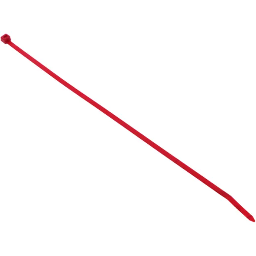 CABLE TIE 4.8 mm x 280 mm RED, 100 PCS