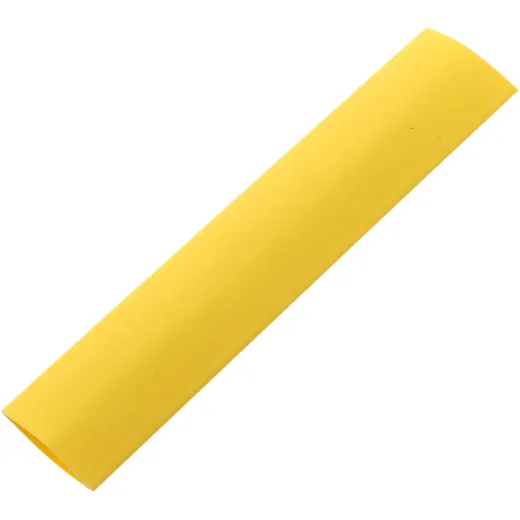 Heat Shrink Tu 12.5mm Yellow - 10 Pieces - Flame Retardant Shrink Tube 2:1