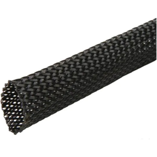 Geflechtschlauch schwarz 20x29 für Motorradzubehör 5 Meter