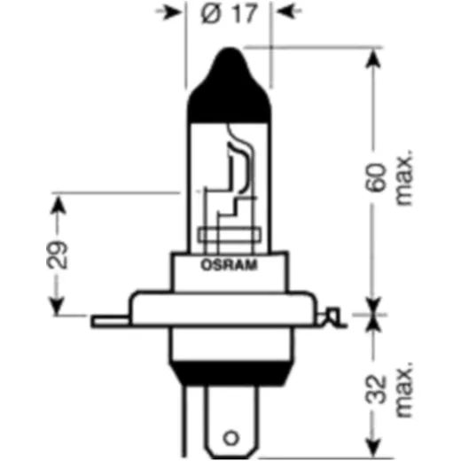 Lampe H4 24V70W Osram Truckstar pro_0