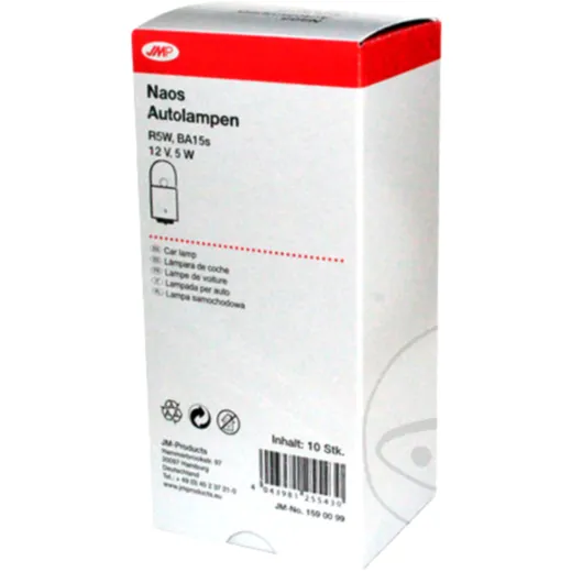 Lampe 12V5W BA15S JMP Packung 10 Stück ID 1590298 passend für: