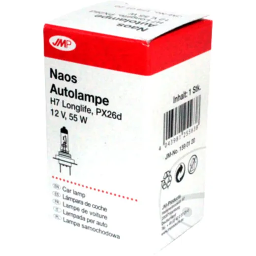 Bulb 12V55W H7 longlife JMP ID 1591270 for: BMW R, K, F (800, 6