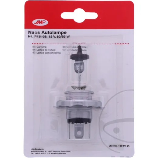 Lampe H4 12V 60/55W JMP 1er Blister ID 1590365 passend für: BMW R, K, F 650