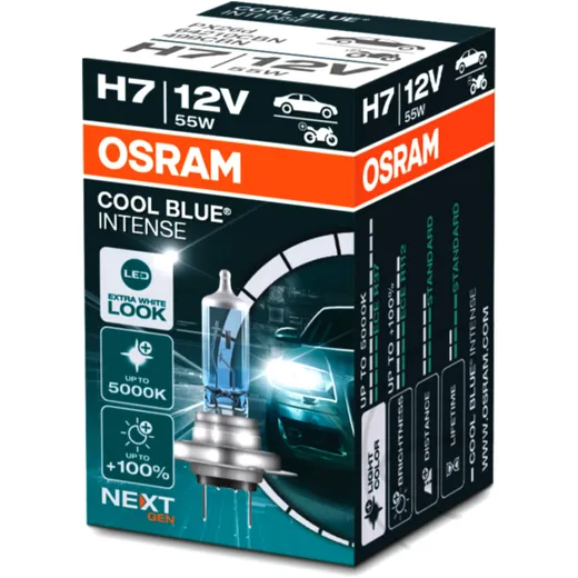 OSRAM Cool Blue Intense Nex GEN H7 Bulb 12V55W