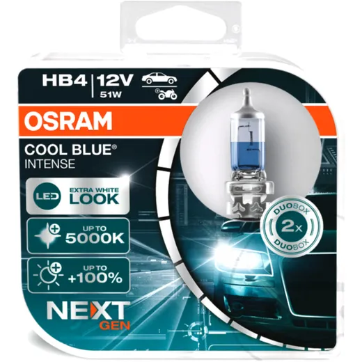 Cool Blue Intense Nex GEN Lampe HB4 12V51W für Motorräder