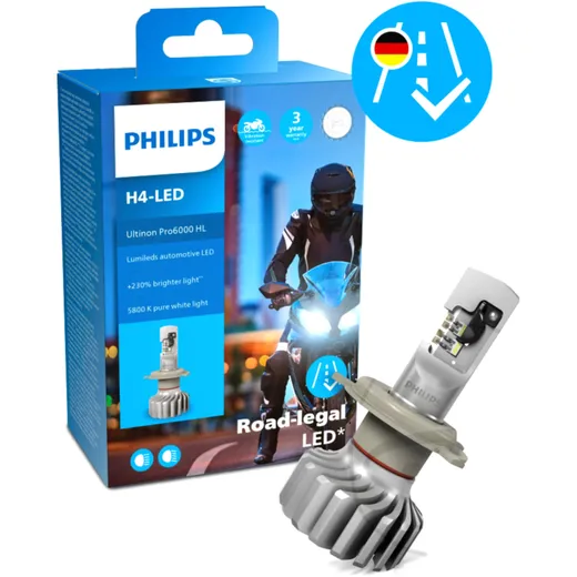 Bulb pro 6000 hl H4/led motorcycle conversion for: Kawasaki Vul