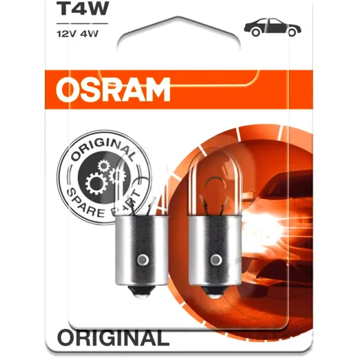 Lampe 12V4W BA9S 2er Blister Osram JMP 1590133 Alternative: 1590181 passend für: Yamaha XC, BL, YE