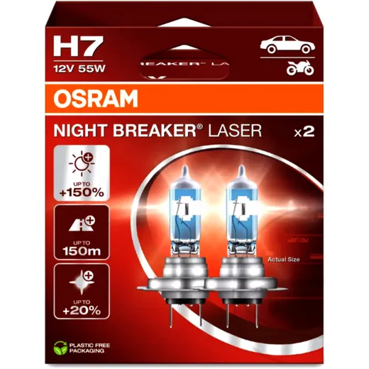 H7 12V55W Bulb for Osram Night Breaker Laser