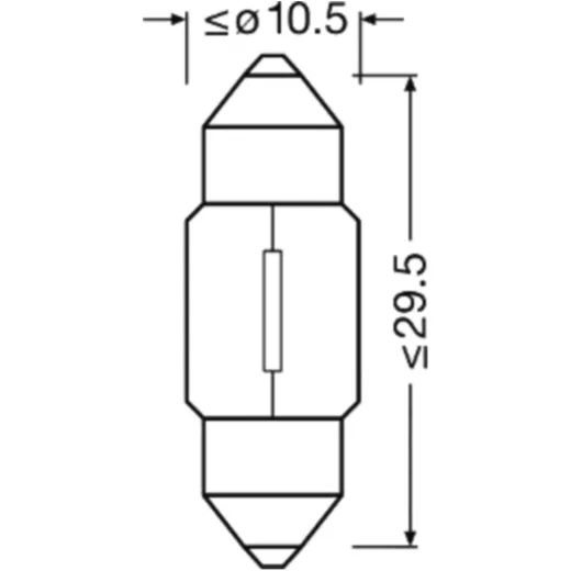 12V10W SV8.5-8 Bulb for Various Uses_0