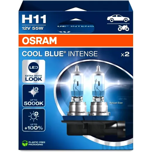Lampe H11 12V55W Duo Osram Cool Blue Intense Nex GEN