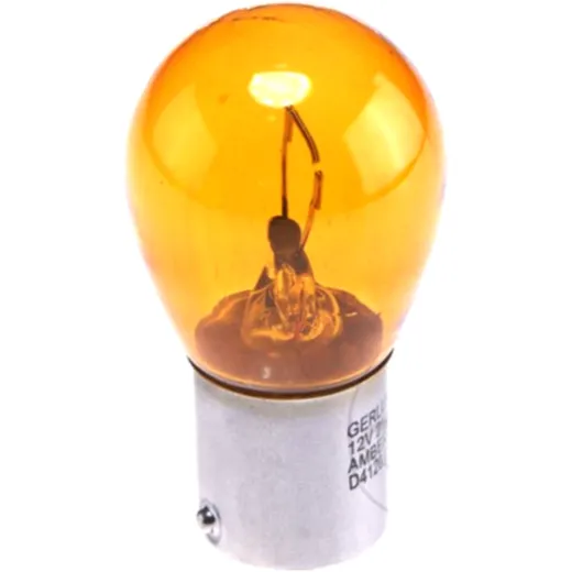 Lampe 12V21W BA15S gelb passend für: BMW R, K, C, C1
