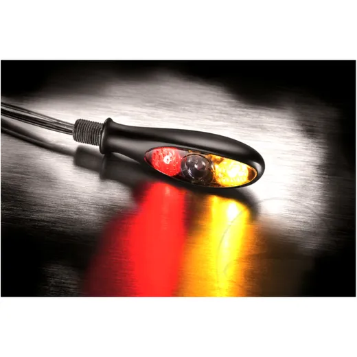 Kellermann Micro S DF Dark - Indicator with Brake and Tail Ligh