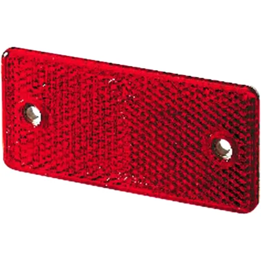 Reflector Square Red 95x45mm