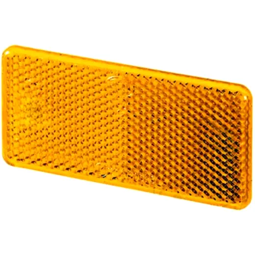 Yellow Square Reflector Self-Adhesive