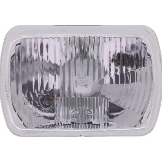 Rectangular head lamp h4