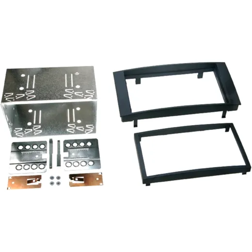 2-DIN Radio Facia Black for VW