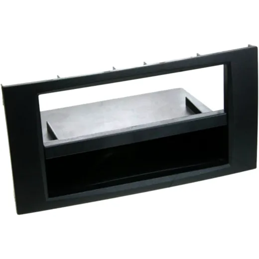 RADIOBLENDE 2-DIN BLACK WITH FACH