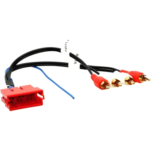 Adapterkabel AKTIVSYSTEM Audi mini-ISO - CINCH