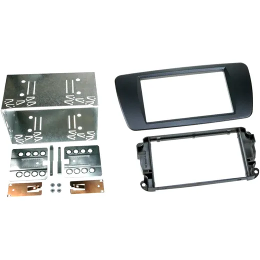 2-DIN Radio Adapter Black for Seat Ibiza