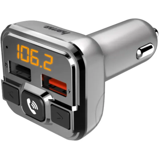 Bluetooth FM Transmitter with Hands-Free Function + Comfort