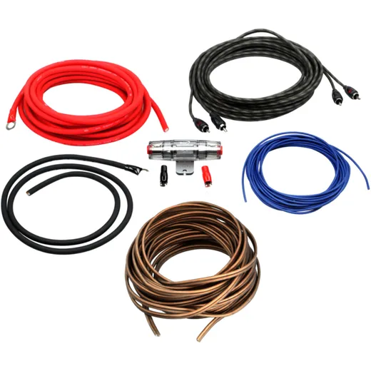Endstufeneinbaukit 10 mm² inkl. Lautsprecherkabel