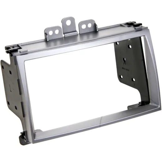 2-DIN Radio Facia for Hyundai i20 silver