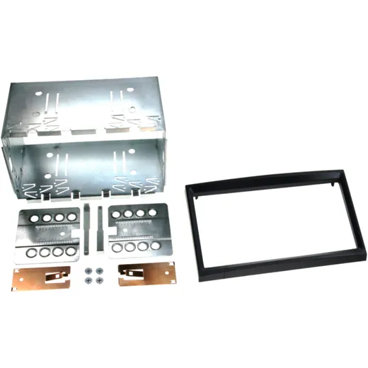 2-DIN Radioblende für Citroen/Fiat/Peugeot/Toyota schwarz