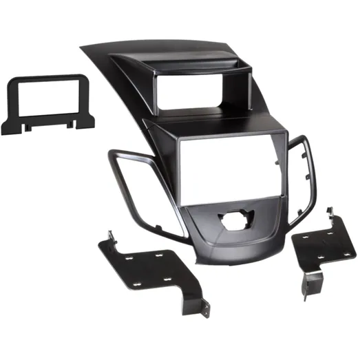 2-DIN Radio Frame for Ford Fiesta Black