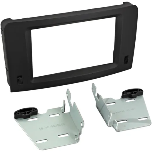 Radioblende 2-DIN für Mercedes M-Klasse/GL-Klasse schwarz_0