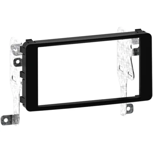 Radioblende 2-DIN für Mitsubishi Lancer schwarz