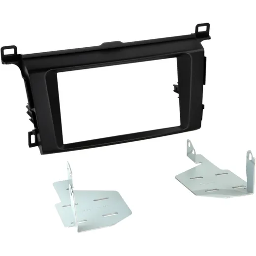 Radioblende 2-DIN für Toyota RAV4 schwarz