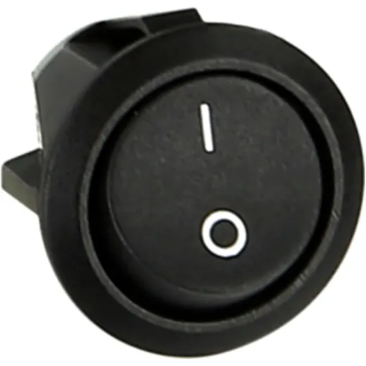 Round ON/OFF Switch Black for Motorcycles