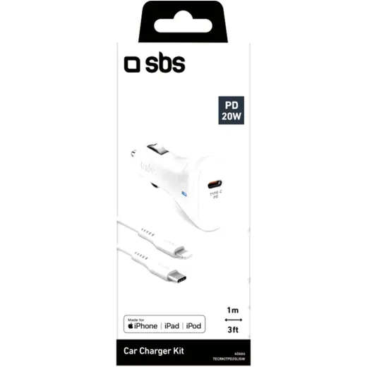 KFZ-LADESET SBS für Apple UBS-C - Lightning 20W PD_0