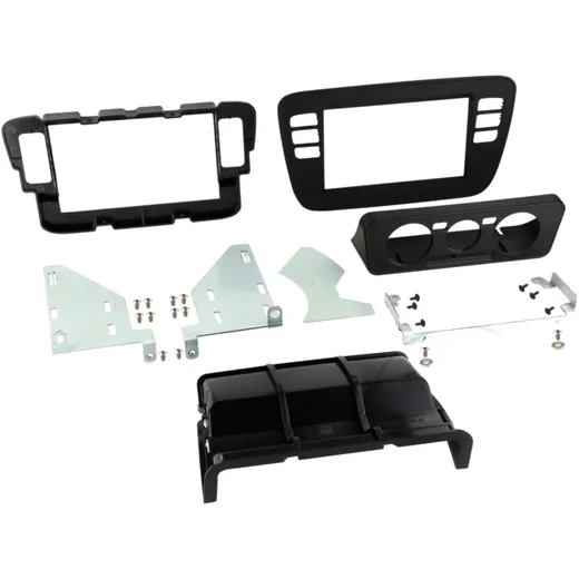 2-DIN Radio Bezel for Seat Mii/Skoda Citigo/VW Up Black