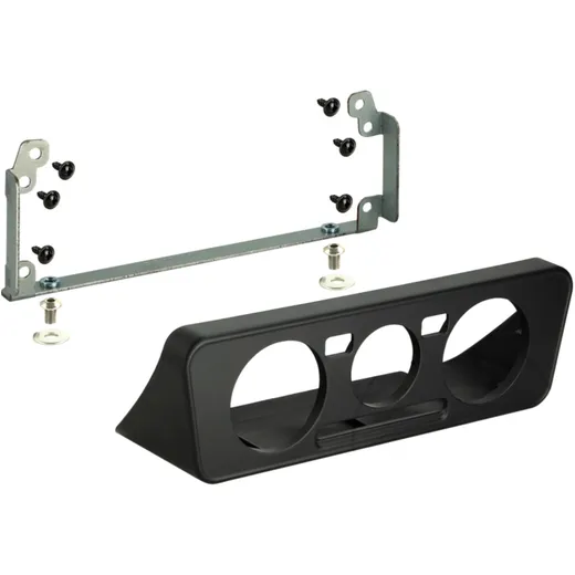 2-DIN Radio Bezel for Seat Mii/Skoda Citigo/VW Up Black_0