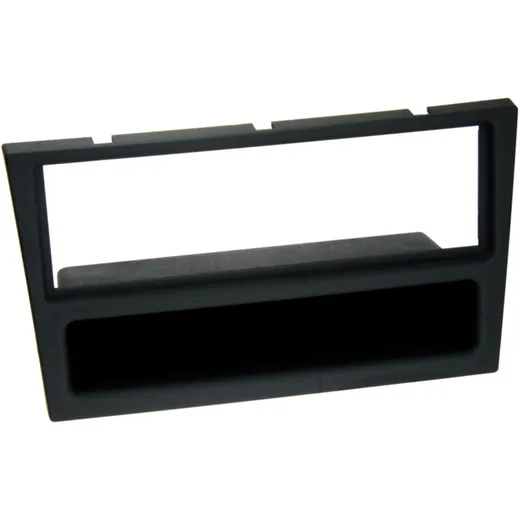1-DIN Charcoal Radio Trim with Storage Compartment