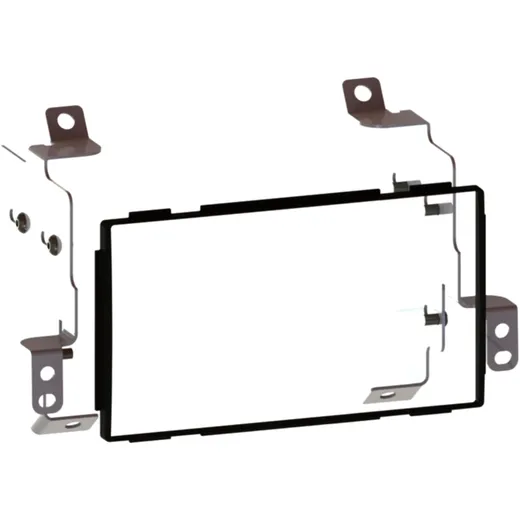 Radioblende 2-DIN für Nissan Note schwarz